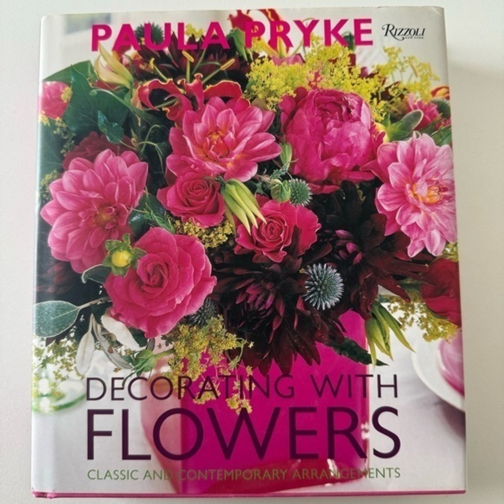 Barnes & Noble Decorating with Flowers  Hardcover Book by Paula Pryke NEW